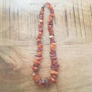 Raw Baltic Amber Necklace